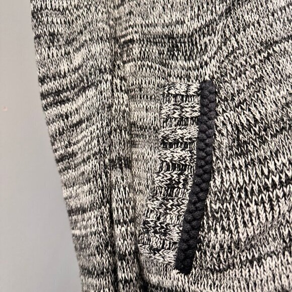 Ivivva Lululemon Gray Cotton Knit Sweater with Shawl Collar Size 12 - Picture 5 of 9